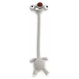 Açık Gri Sid Charm Direksiyon Ve Çanta Süsü Amigurumi Organik Oyuncak