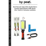 Acil Durum Işığı Alan Aydınlatıcı Pratik Aydınlatma USB Şarjlı Oto Tamirci Çalışma Lambası