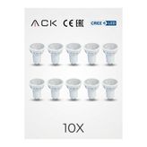 ACK 7W Gu10 Duylu Led Ampul 4000K