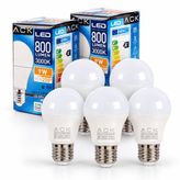 ACK 9W LED A60 E27 Ampul 3000K - AA13-00920_5li