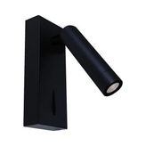 Ack AH09-00501 LED Aplik Siyah Gövde 3000K