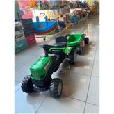 Active Pedallı Römorklu Big Trolley Traktör (Yeşil)