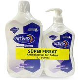 Activex Sıvı Sabun (1L+500 Ml) Hassas İkili Set