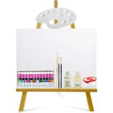 Acuto Ekonomik Yağlı Boya Başlangıç Seti 25X35 cm Tuval Seti