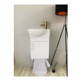 AdaGrup Yapı Adagrup Banyo Ve Tuvalet Mini Köşe Lavabo 28*45 Cm (banyo Dolabı Dahil)