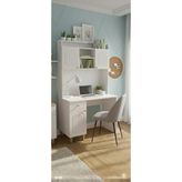 Adahome Çalışma Masası Bohem 3 Kapaktek Çekmece Beyaz
