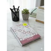 Adalinhome Spiral Haftalık Aylık Planlayıcı Defter | Stickerlı Organizer | Ajanda & Günlük Plan Defteri - Mor