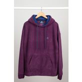 Adam Boxes Oversize Kapüşonlu Polar Sweatshirt N-Myndo - Koyu Mor