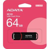 Adata Uv150-64Gb Usb 3.2 Gen1 Black Flash Bellek