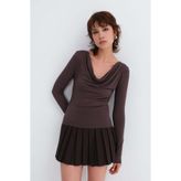 Addax Kayık Yaka Bluz B07039