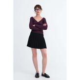 Addax Pileli Mini Etek E8122