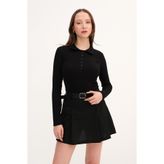 Addax Polo Yaka Düğmeli Bluz B1848