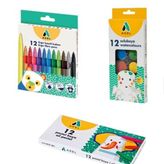 Adel 12'li (keçeli + + Pastel Boya) Set Sulu Boya