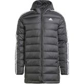 Adidas Essentials 3 Stripes Light Down Siyah Erkek Mont