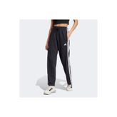 adidas Essentials 3 Stripes Open Hem French Terry Kadın Siyah Eşofman Altı