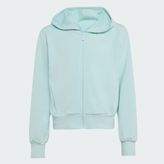 Adidas Girls Full Zip Çocuk Sweatshirt - 140 cm - Mavi