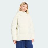 Adidas Helionic Down Puffer Kadın Mont - Beyaz - 2XS