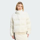 Adidas Helionic Puffer Kadın Mont - Beyaz - XS
