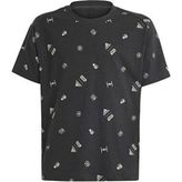 Adidas IN7287 Siyah J Star Wars ZNE T Günlük Çocuk T-Shirt