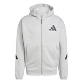 Adidas JF2450 Z.N.E. Full-Zip Gri Günlük Stil Erkek Sweatshirt