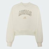 Adidas Seasonals Collegiate Typography Çocuk Sweatshirt - 152 cm - Beyaz
