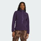Adidas Terrex JN0930 Terrex Xploric High Pile Fleece Pullover Sweatshirt - Mor