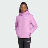 adidas Terrex Multi Essentials Insulated Kadın Mor Kapüşonlu Mont