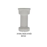 Adilon Ayarlanabilir Plastik Baza Ayağı 10-15 Cm, Beyaz, Çok Amaçlı Dolap Ayağı