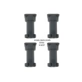 Adilon Ayarlanabilir Plastik Baza Ayağı 10-15 Cm, Siyah, Çok Amaçlı Dolap Ayağı (4 Adet)