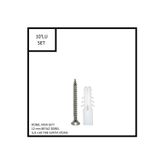 Adilon Dübel Vida Seti 10 Adet, 12 mm Dübel 6,0X60 Vida
