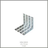Adilon Köşe Gönye, Sac Gönye, 15 x 75 mm (4 Adet)
