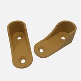 Adilon Oval Meşe Plastık Askı Flanşı