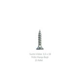 Adilon Sunta Vidası 3,5 x 18 mm 25 Adet YHB Vida