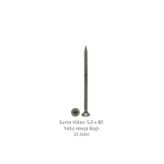 Adilon Sunta Vidası 5,0 x 80 mm 10 Adet YHB Vida
