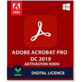 Adobe Acrobat Pro DC 2019 Windows - 1 Pc Lifetime/Ömür Boyu Adobe Key