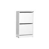 Adore Flat Duo 2 Katlı Ayakkabılık Dolabı - Beyaz