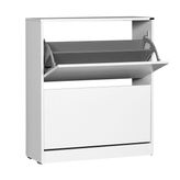 Adore Flat Duo 2 Katlı Geniş Ayakkabılık, Beyaz