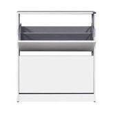 Adore Mobilya Flat Duo Beyaz 2 Katlı Ayakkabılık Dolabı