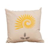Adore Mobilya Grey Kırlent-Gri/Sarı Baskılı 45x45x10 cm
