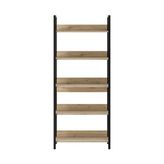 Adore Mobilya Profile Florida Meşe 73x172x35 cm 5 Raflı Kitaplık