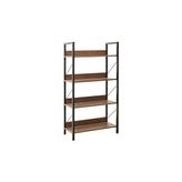 Adore Mobilya Profile Koyu Ceviz 73x136x35 cm 4 Raflı Kitaplık