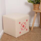 Adore Mobilya Red Puf-Kırmızıı Baskılı 40x40x40 cm