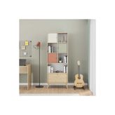Adore Mobilya Terra Florida Meşe 67x181x30 cm Genç Odası 4 Kapaklı Kitaplık