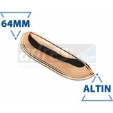 Adresline 4'lü Altın 64 mm Tas Kulp