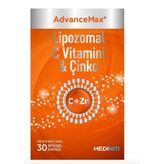 Advancemax Lipozomal C Vitamini Çinko 30 Kapsül