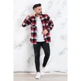 Advante Slimfit Çift Cep Oduncu Gömlek - Kırmızı
