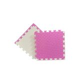 AFFECTİONE Tatami Minderi 20mm 50x50 Çift Yönlü Kullanım Pembe-beyaz
