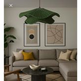 AFRALYAHOME TEKLİ SARKIT İSKANDİNAV STYLE BOHEM AVİZE (YEŞİL)