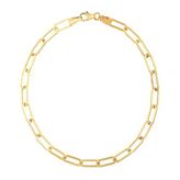 Agakulche Ataç 4 Mm Altın Bileklik