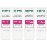 Agarta Cilt Tonu Eşitleyici 4x50 ml Renkli Kapatıcı Etkili SPF+50 Güneş Kremi